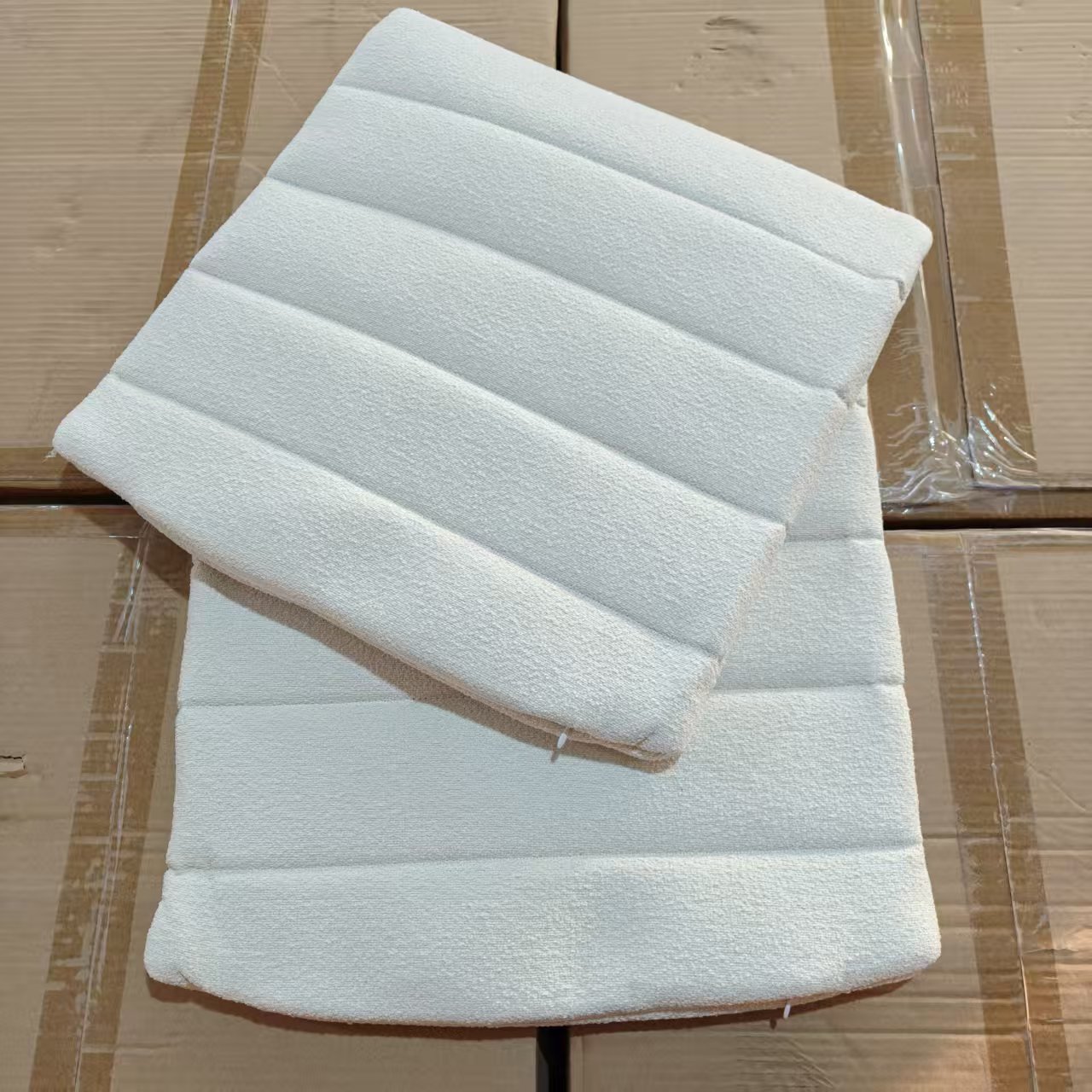 颗粒绒面_米白色  记忆棉靠垫套/坐垫套/坐垫 45*45 发2个
