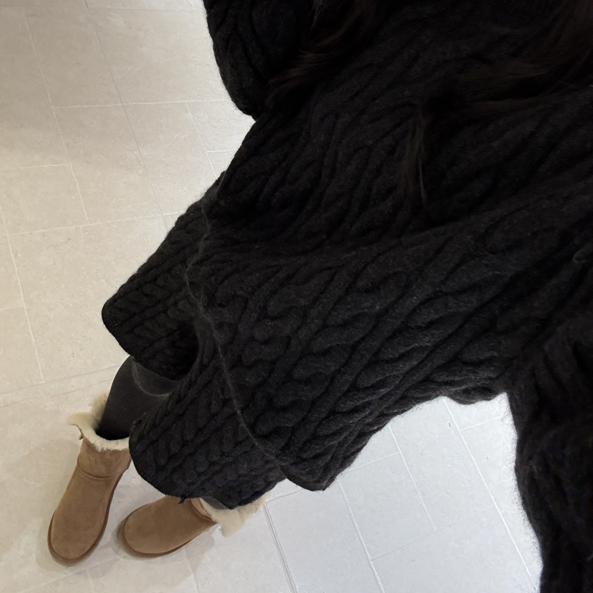 【梨花服饰】秋冬韩版宽松休闲针织套装（面料混纺会起球介意勿拍）