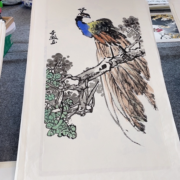 国画张圣敏先生纯手绘作品