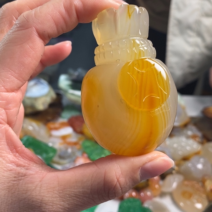 玛瑙/玉髓吊坠(不含链)未镶嵌