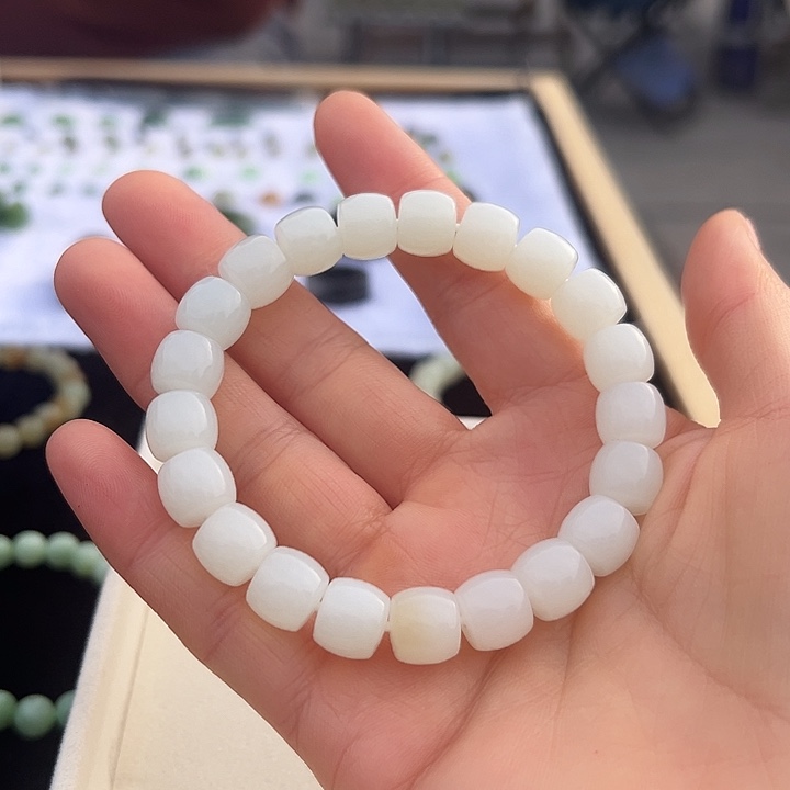 和田玉未镶嵌套链