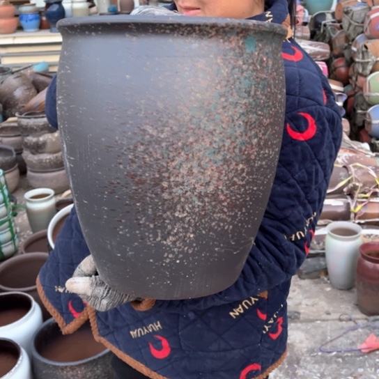 红陶口27高34瑕疵