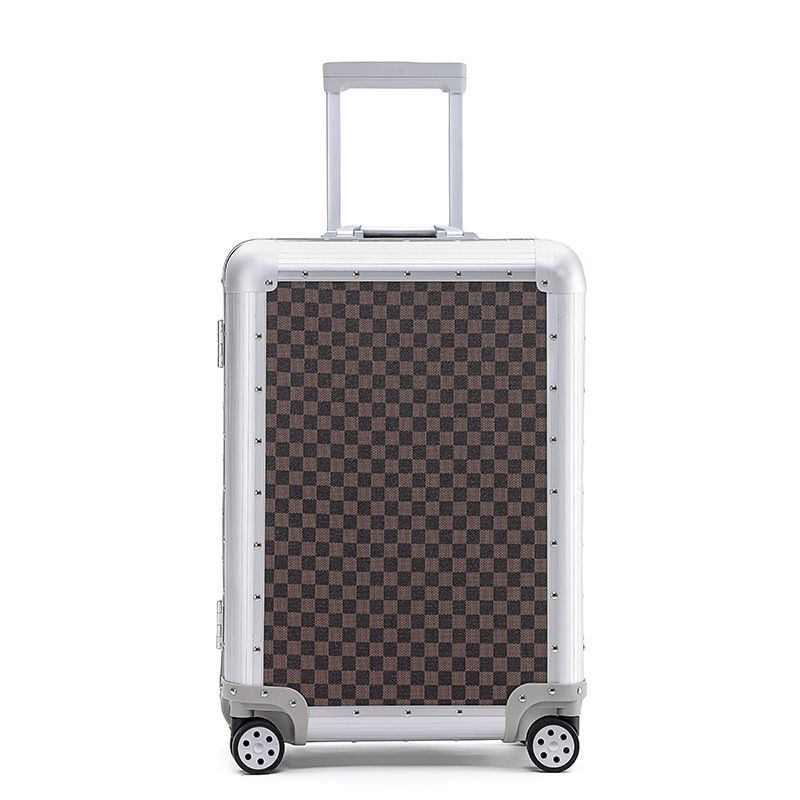 高端轻商务铝镁合金20机箱行李箱万向轮拉杆箱24静音旅行箱