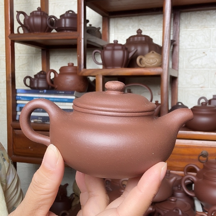 茶壶紫砂仿古150cc半手工