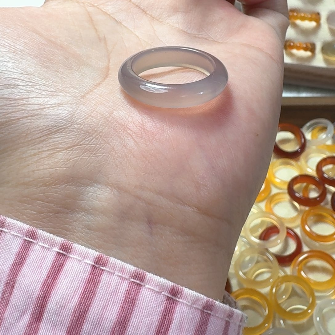 合金戒指玛瑙/玉髓305港17