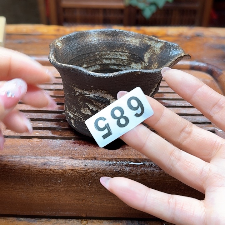 纯手工制作粗陶茶具