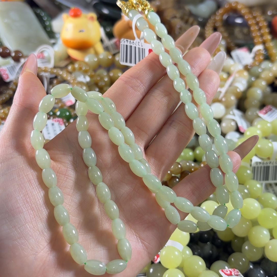 和田玉未镶嵌手链478