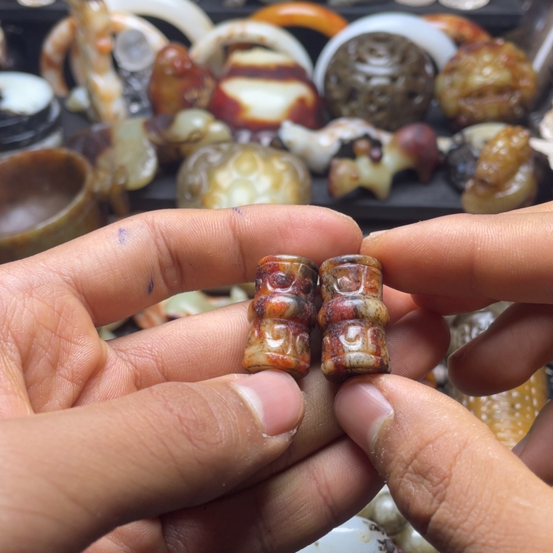 和田玉（糖玉）挂件未镶嵌