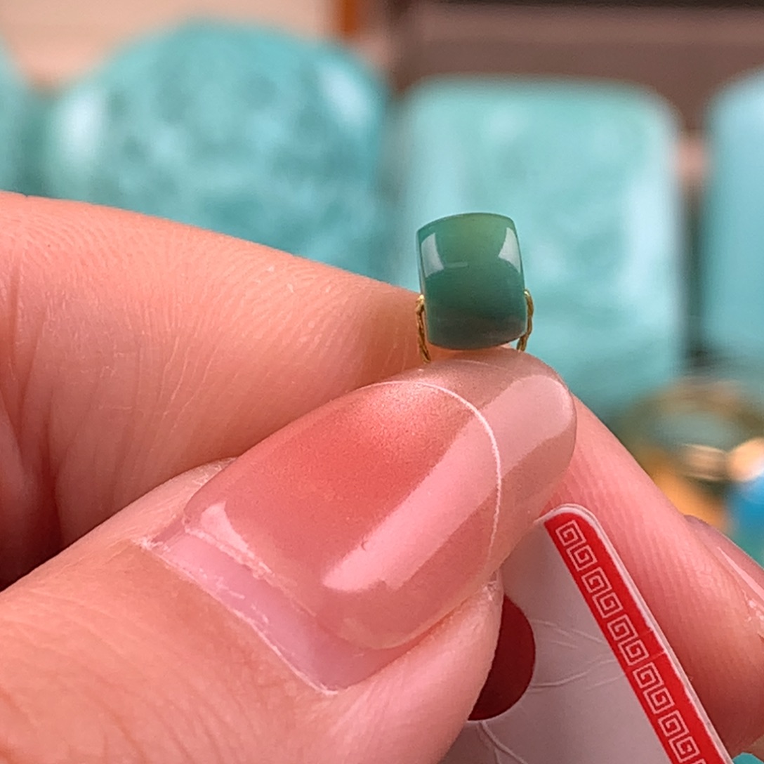 绿松石未镶嵌直切6