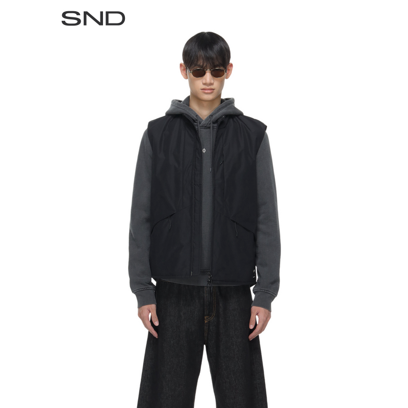 【SAMSOE SAMSOE 设计师品牌】SND PF25 拉链宽松马甲