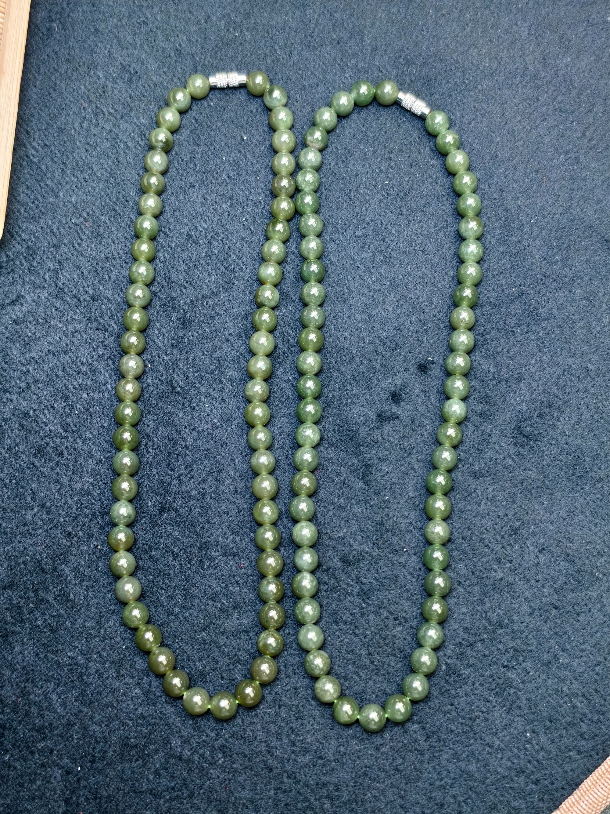 面面来财珠宝【福翠缘】H4623玄武帝王青和田玉项链-多样性只发一条