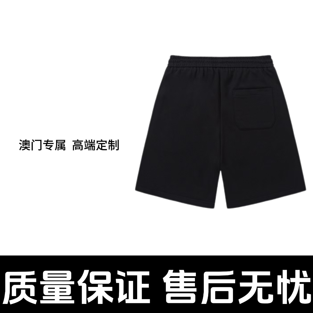 【红m短裤】简约休闲小众设计师潮流时尚宽松男重磅短裤