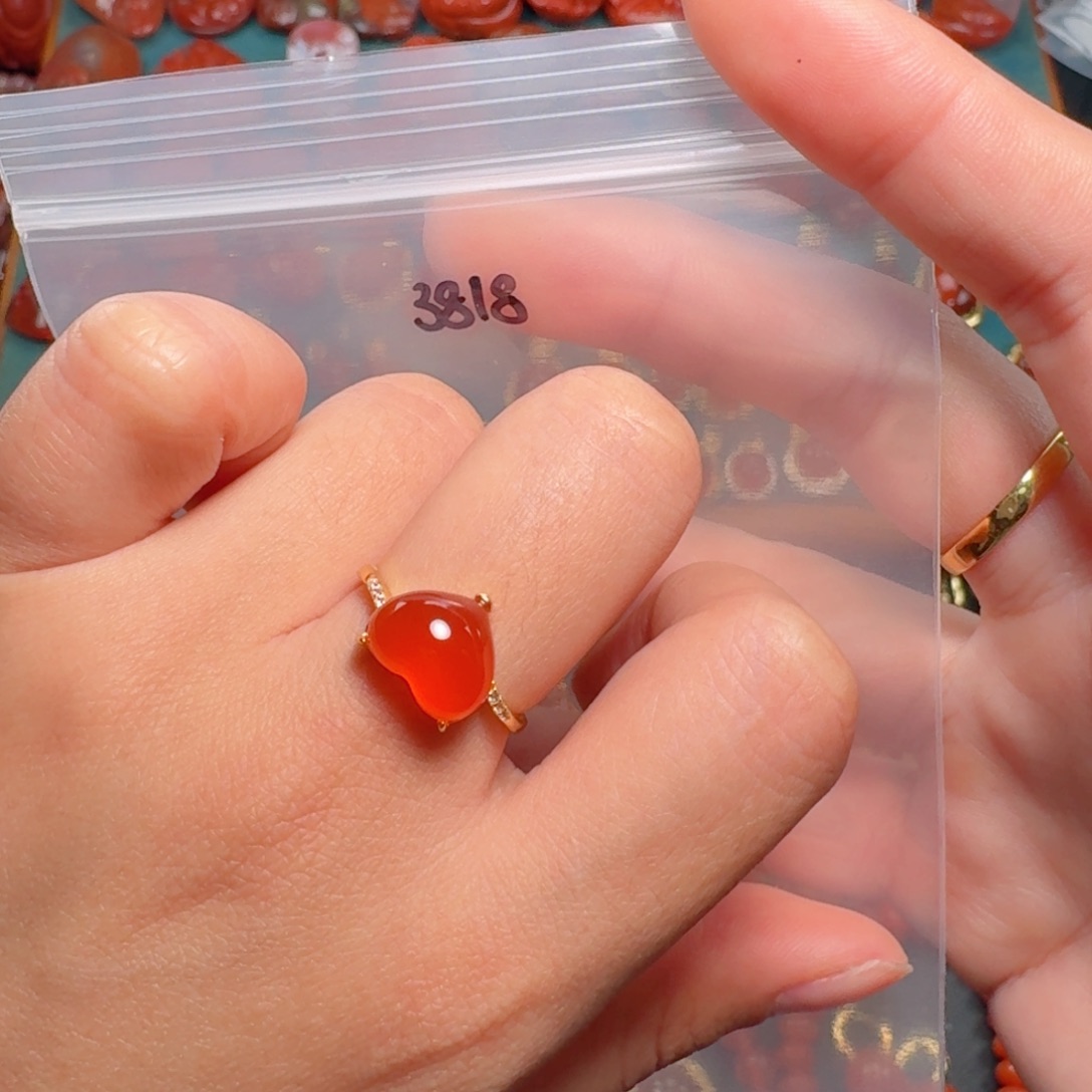 南红玛瑙南红银S925镶嵌