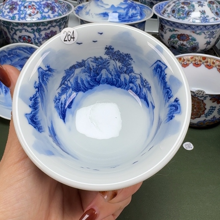 沙沙手工手绘茶具264