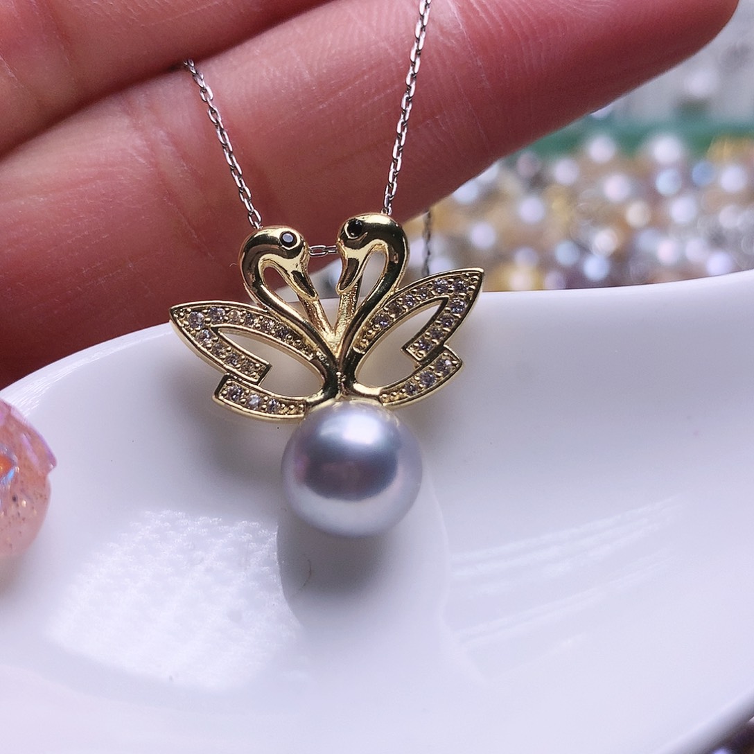 淡水珍珠颈饰合金