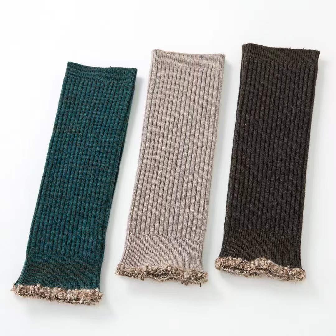 小文｜原创垒土WZ001混纱花边袜套