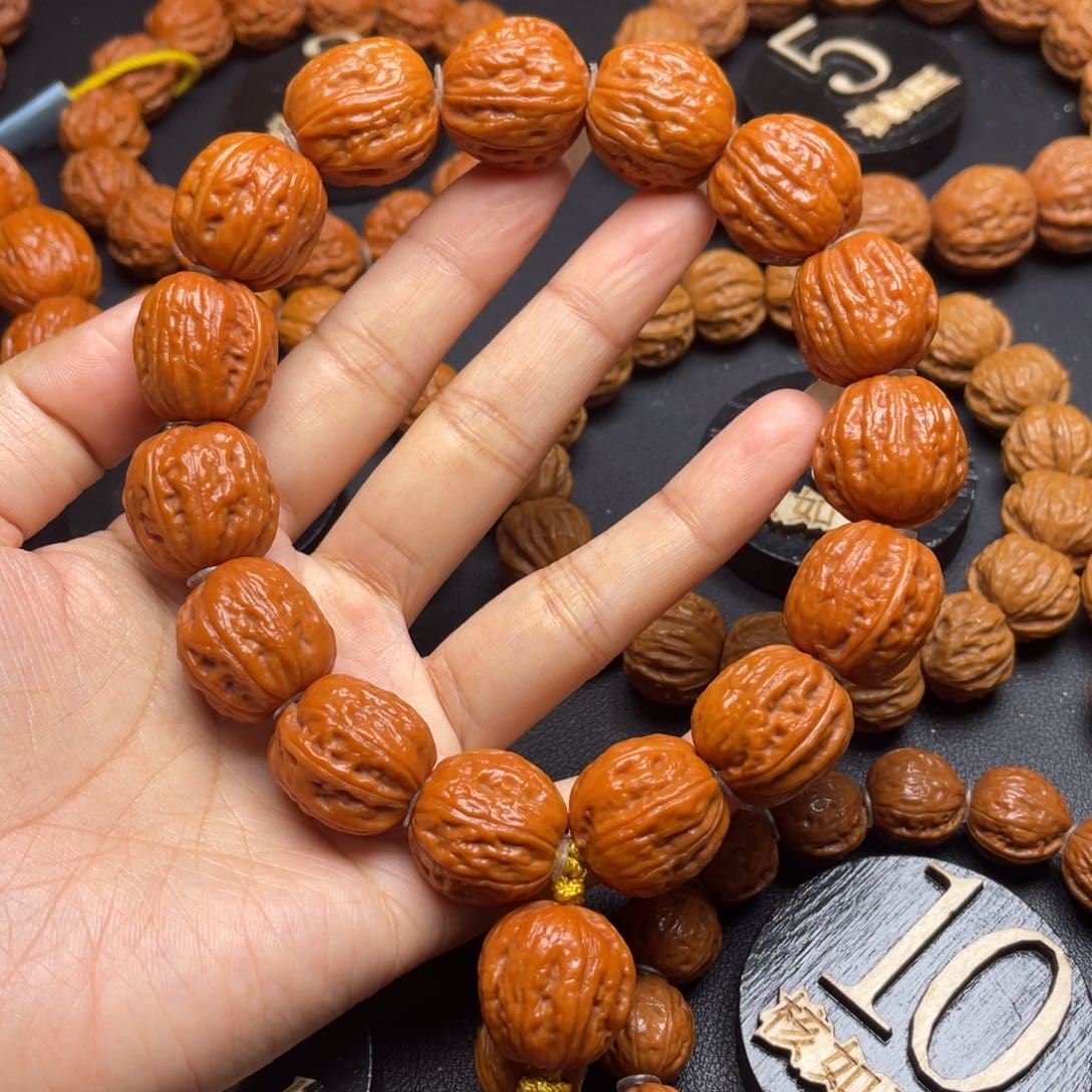 文玩核桃手串奶枣111