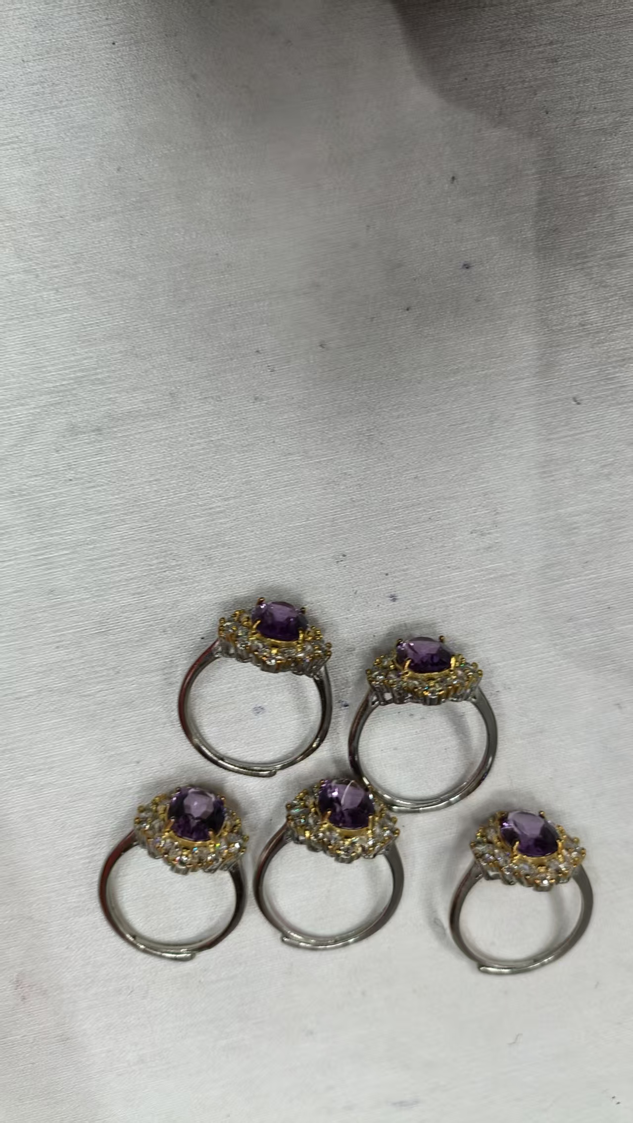 （玉姐珠宝）【闪购】-紫水晶戒指-送礼佳品-