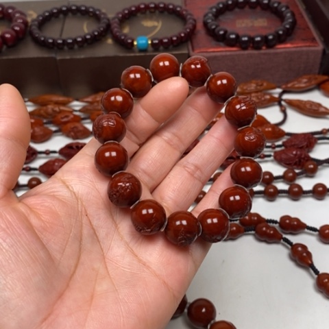 橄榄核手串远***望橄榄核