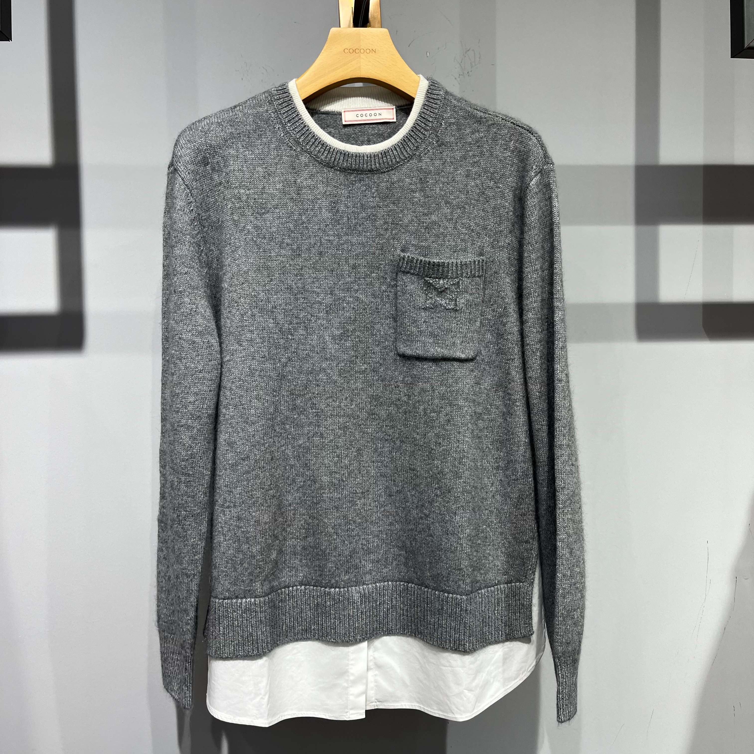 COCOON可可尼 简约针织衫25年冬25411BC102340——2299