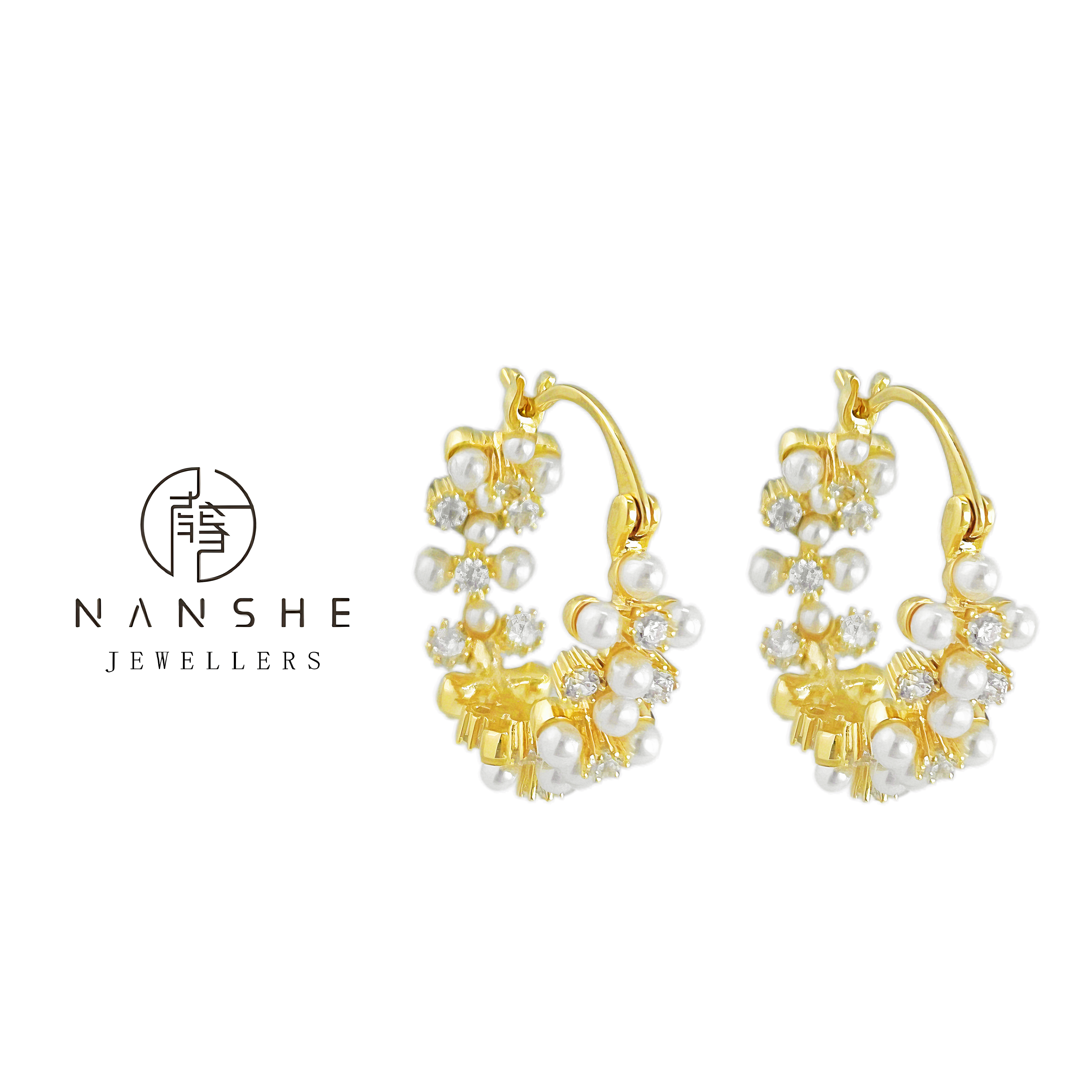 NANSHE/南奢 小众珠珠耳环时尚气质百搭 L876