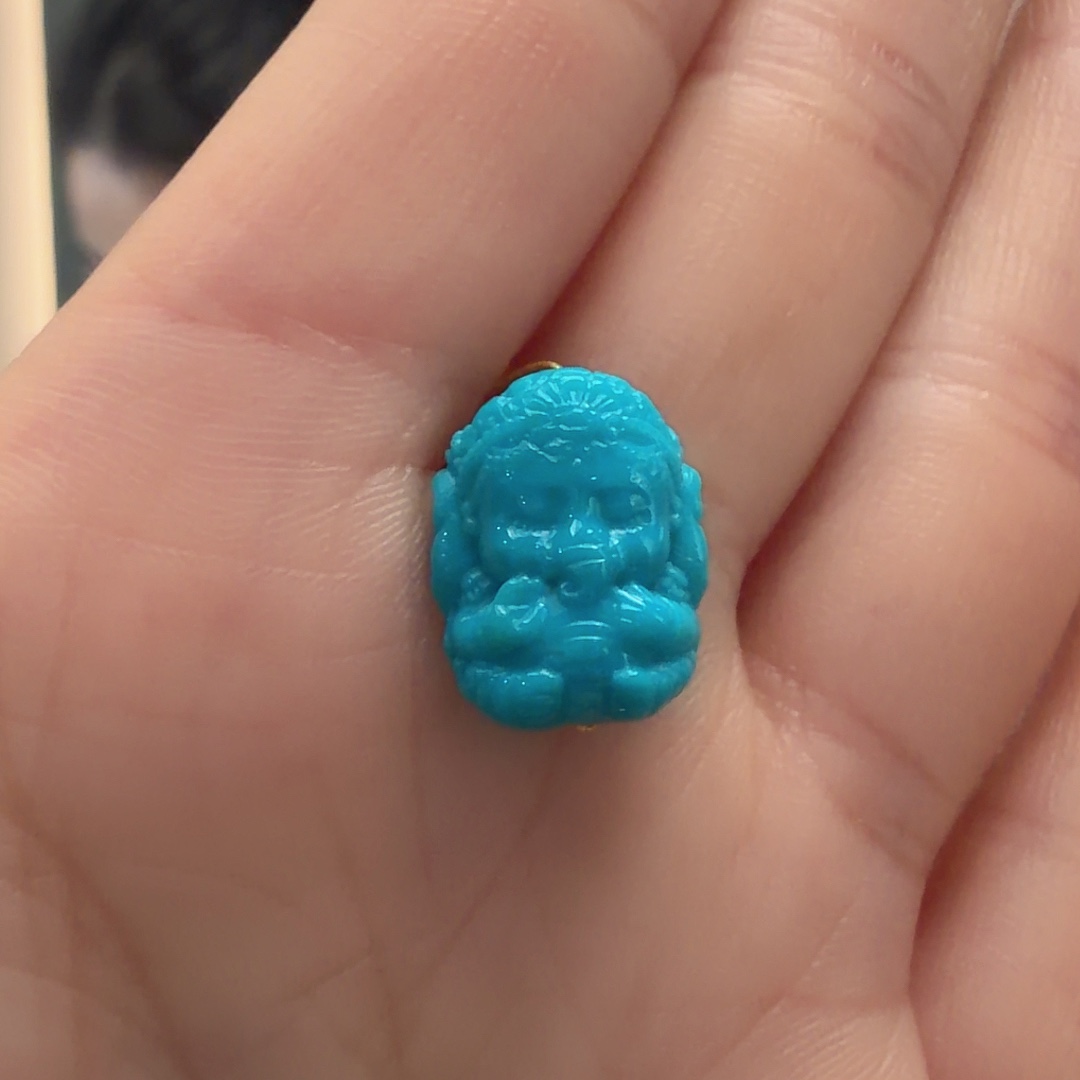 绿松石未镶嵌颈饰