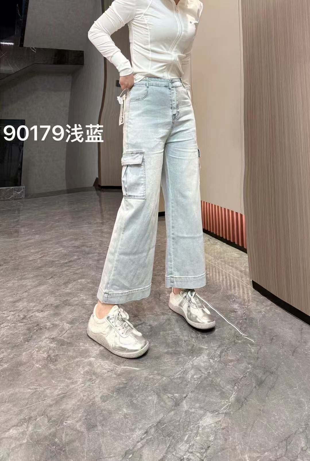 【4.9慧姐大码女装】2025新款裤子LL90179-1055