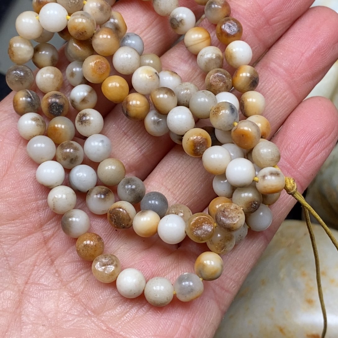 和田玉挂件银S925镀金镶嵌