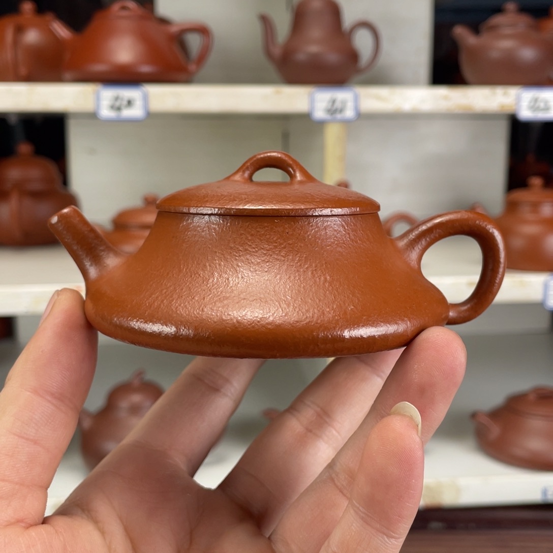 茶壶紫砂北*赵庄朱泥全手工100毫升