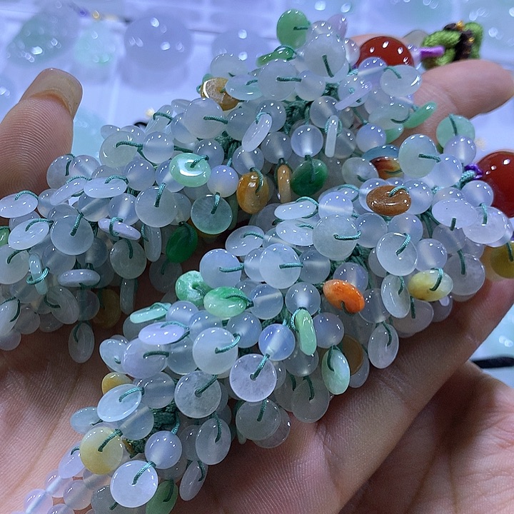 翡翠未镶嵌颈饰天然翡翠A货车挂多样性发货发其一