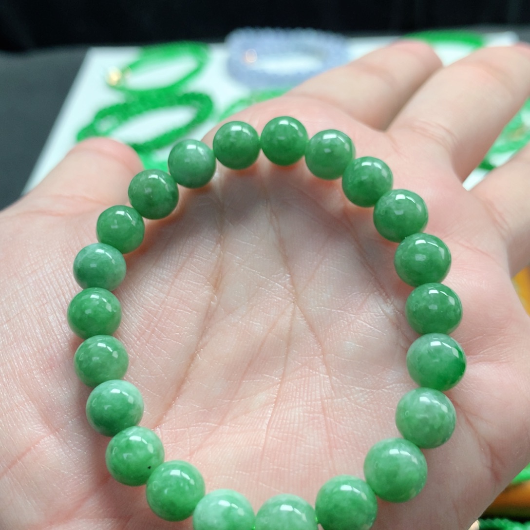 翡翠未镶嵌手链翡翠