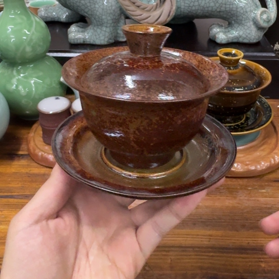 龙泉青瓷茶具微瑕7515