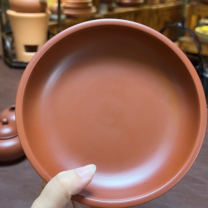 【闪购商品】朱泥壶承大约16c m