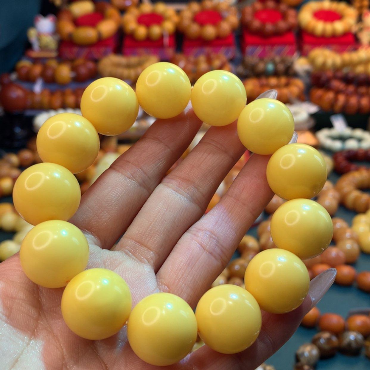 【闪购商品】琥珀手链未镶嵌蜜蜡