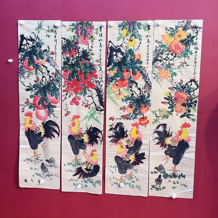 国画手绘的小可爱