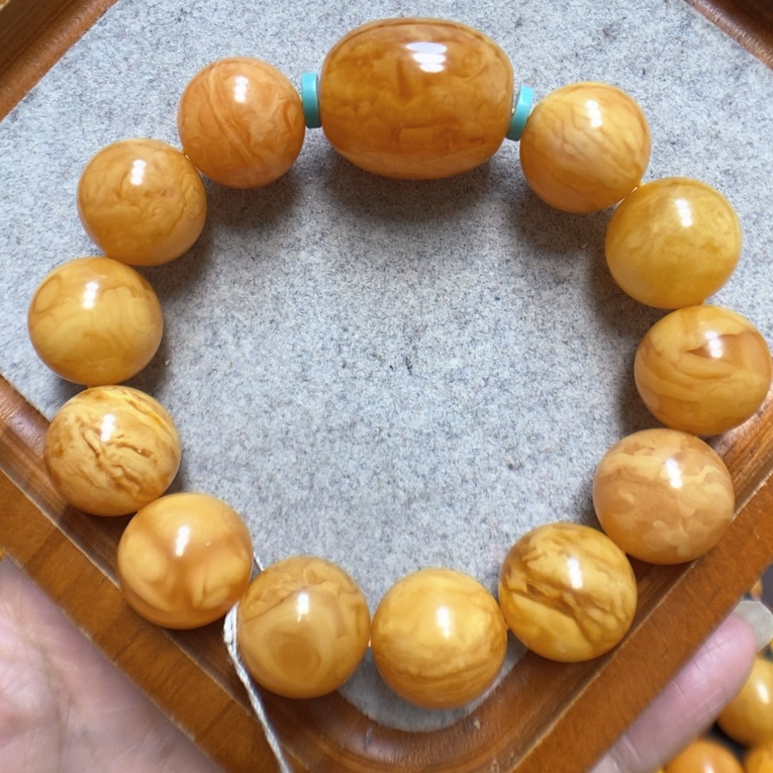 蜜蜡手串未镶嵌蜜蜡