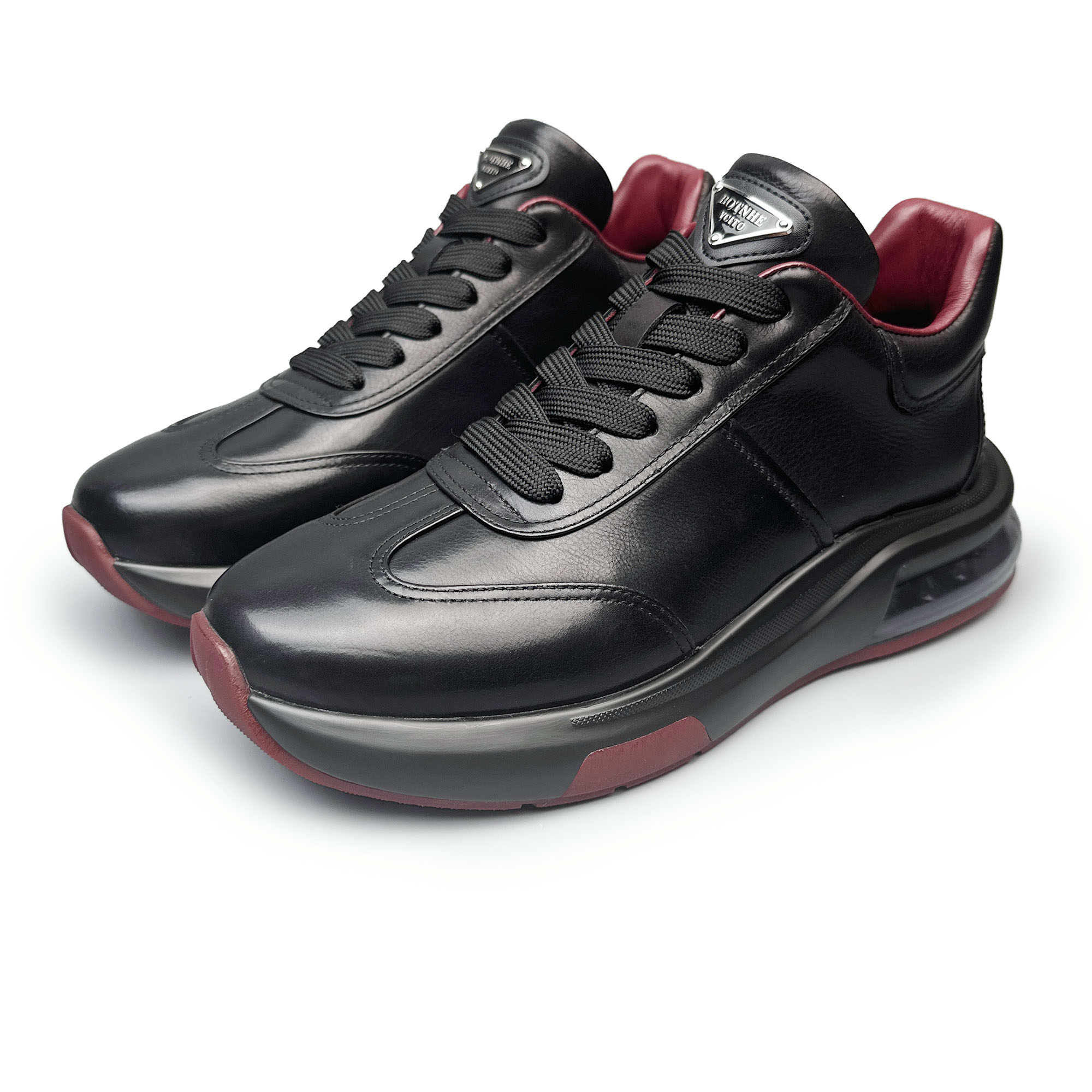 BIEUBRAYR【有单有棉】气垫底全皮高端品质轻奢百搭时尚运动男鞋