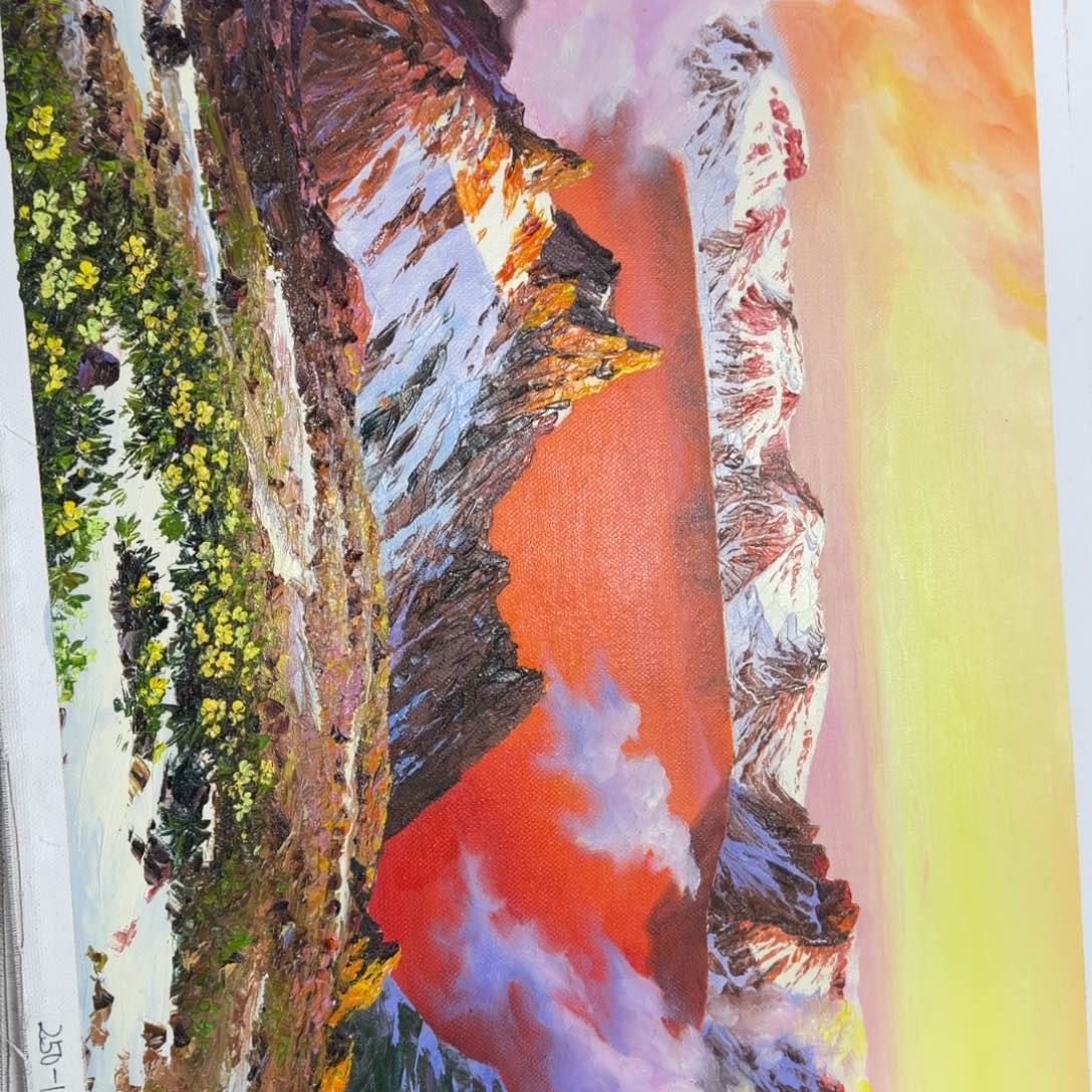 油画在哪呢我想问一下