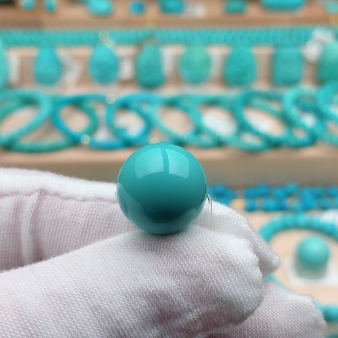 绿松石未镶嵌珠宝奇石15mm