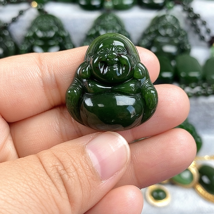 和田玉（碧玉）未镶嵌颈饰30