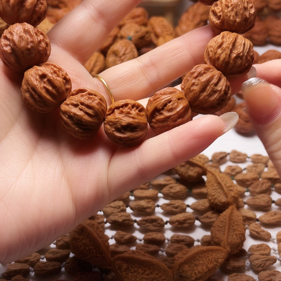 也***晴吊坠文玩核桃京八棱