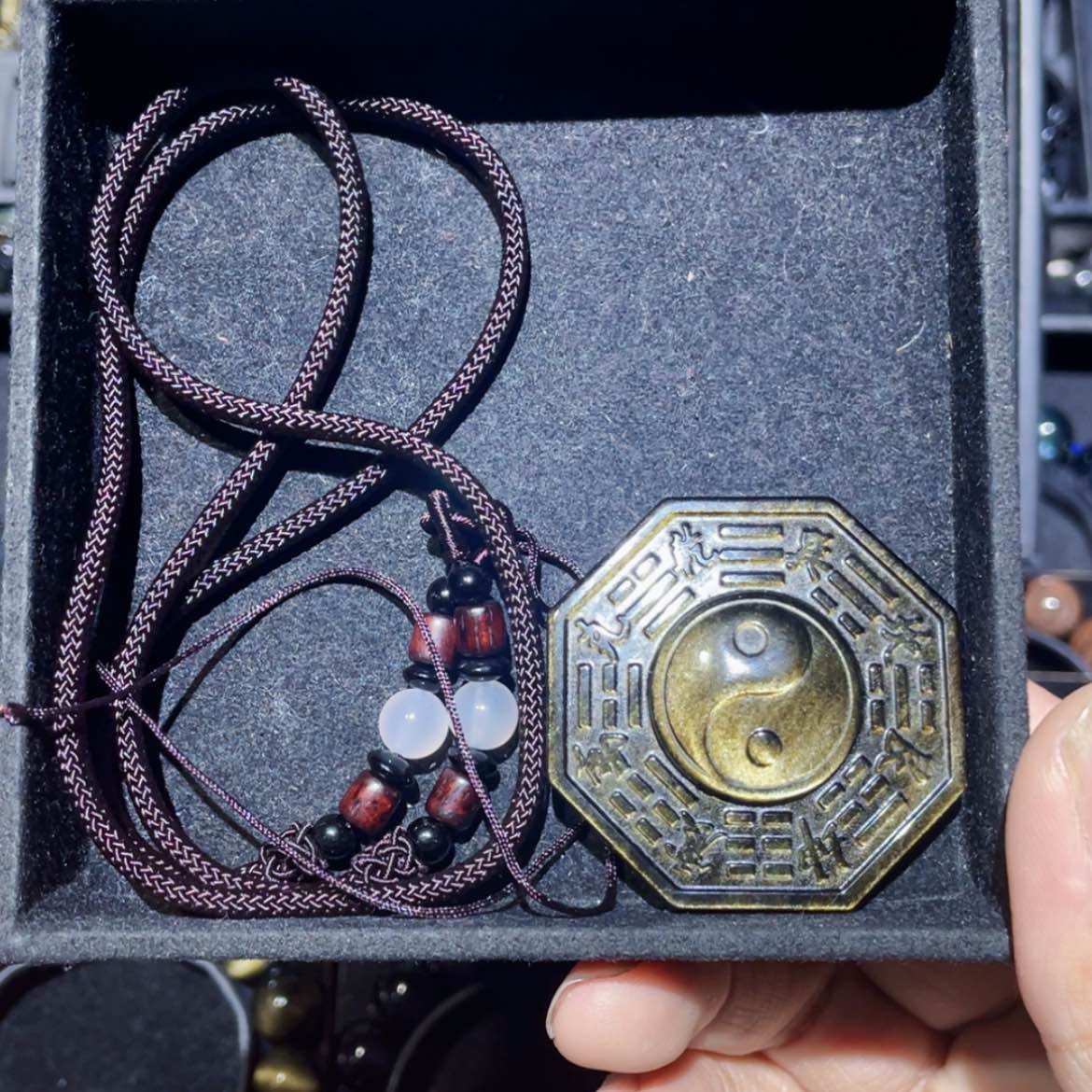 【闪购商品】黑曜岩吊坠(不含链)未镶嵌郭**安