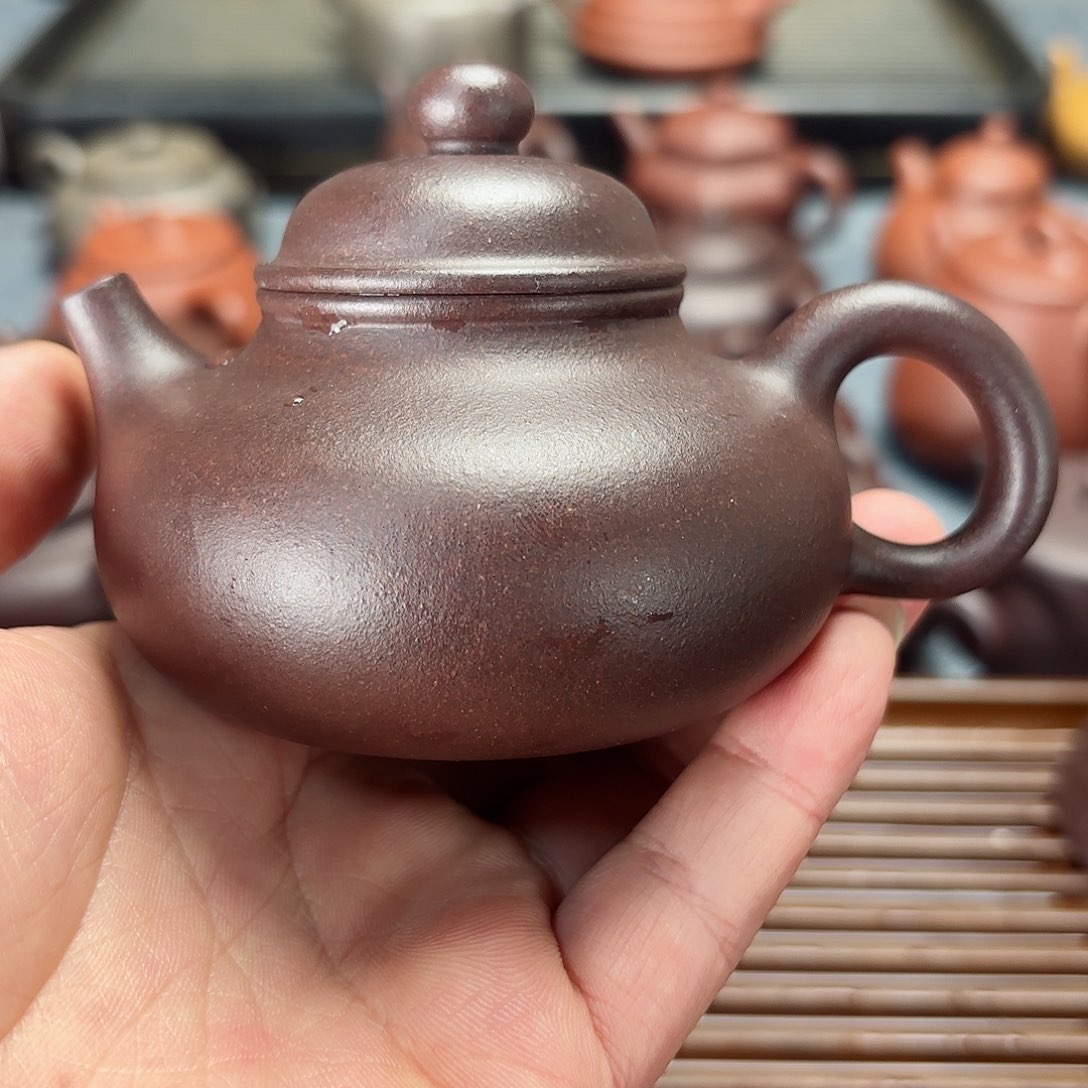 紫砂茶壶全手工容天