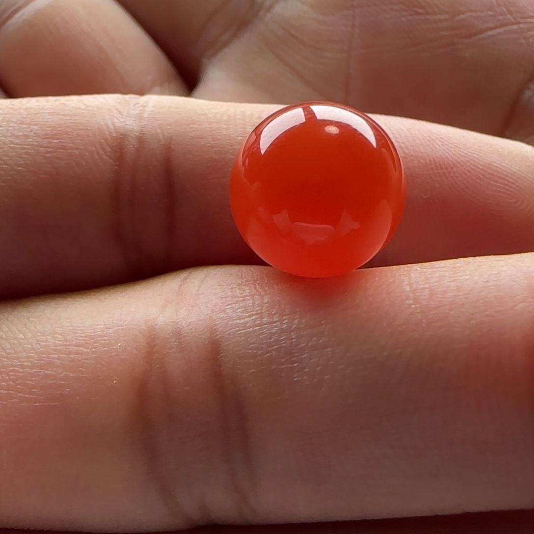 南红玛瑙未镶嵌圆珠11.6