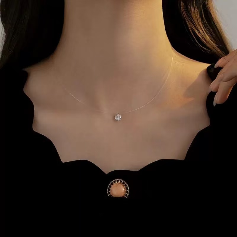 铜合金合成锆石耳饰 孤品气质轻奢时尚百搭小众简约经典耳环09