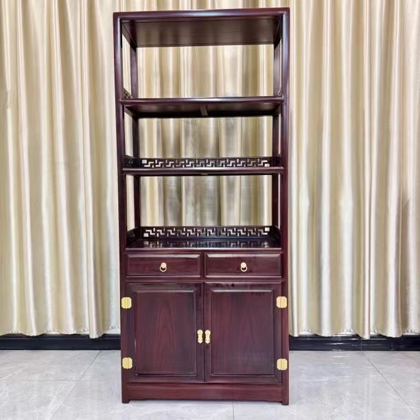 南美酸枝书柜78*36*178cm实木客厅酒柜隔断展示柜