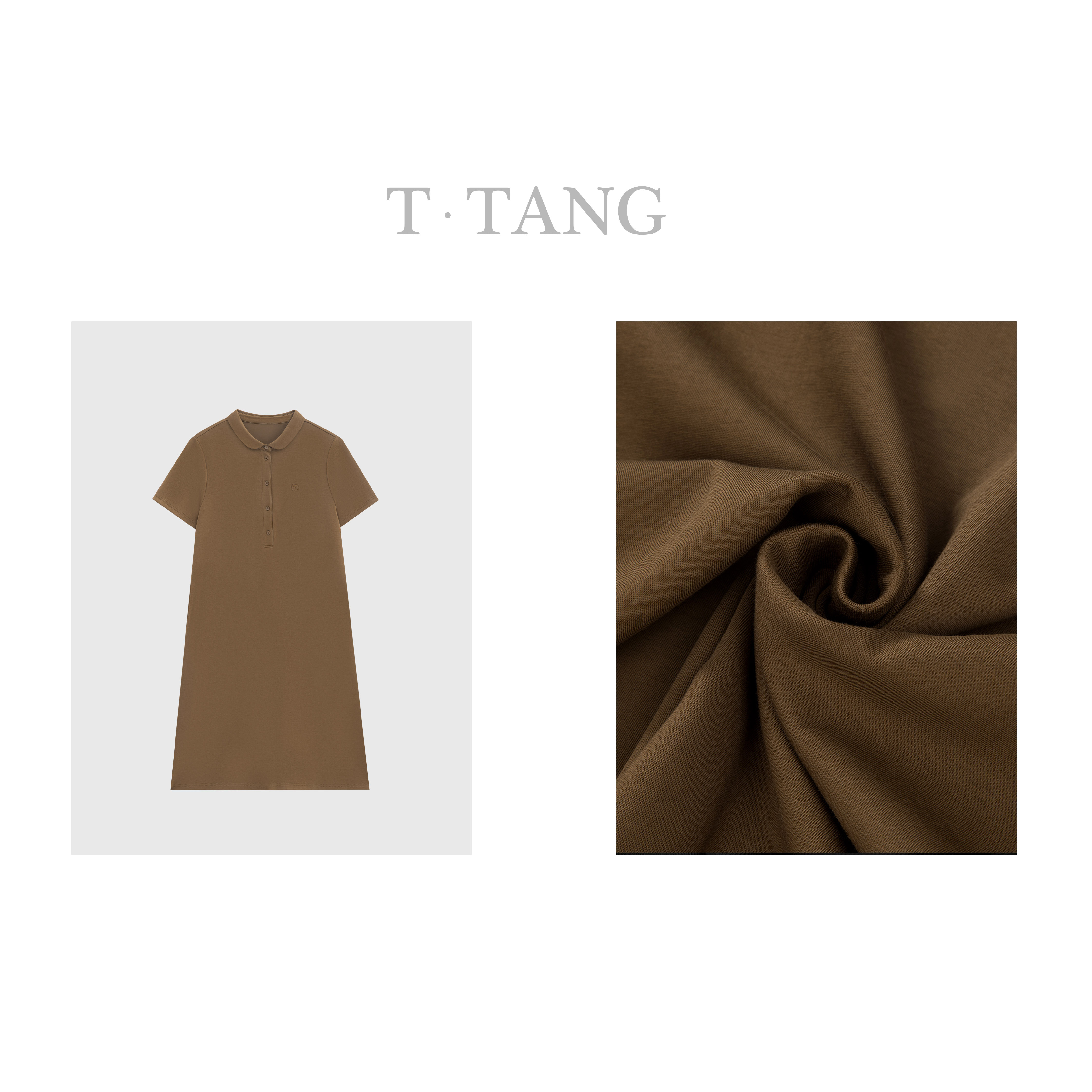 夏季260g曼巴棉空气层显瘦气质百搭时尚宽松中长款连衣裙【6213】FF