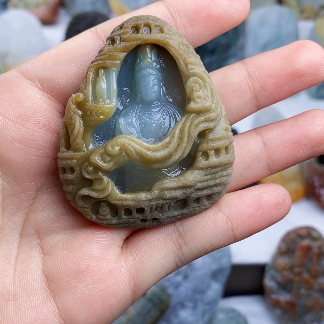 未镶嵌定制翡翠毛***！缅甸翡翠定制料