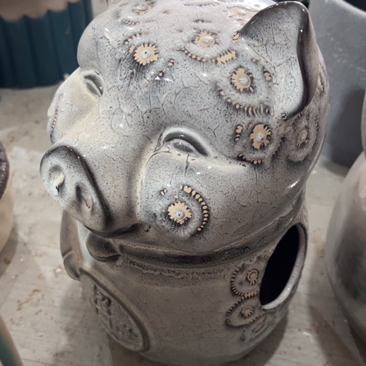 陶瓷花瓶摆件外贸出口微瑕捡漏高33宽18公分