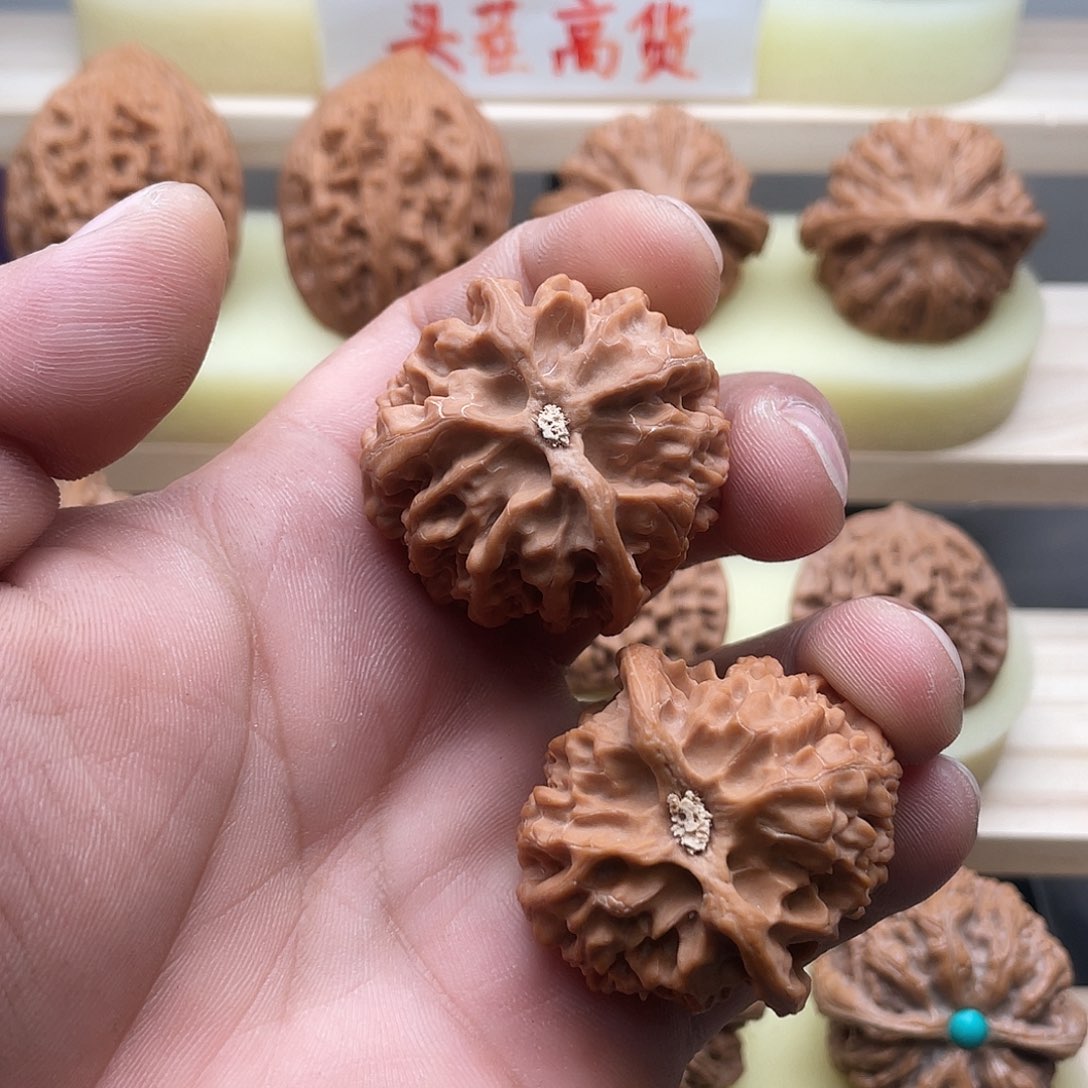 吊坠文玩核桃38.5全品苹果